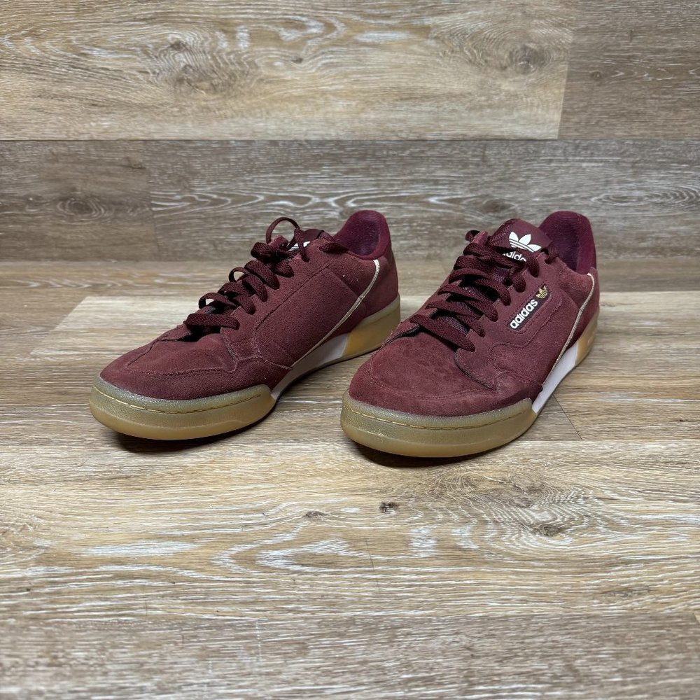 Adidas Superstar Burgundy Suede Men's Size 12